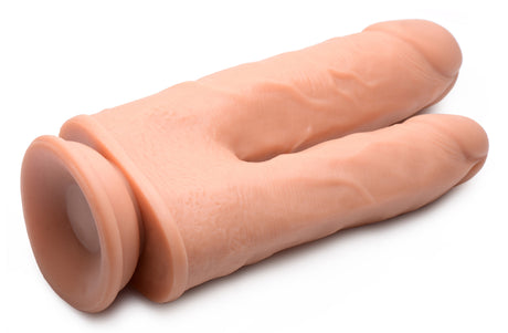 Vibrating and Rotating Remote Control Silicone Double Dildo - view 3