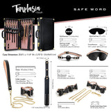 Temptasia Safe Word bondage kit restraints and collar detail at BDSM Authority