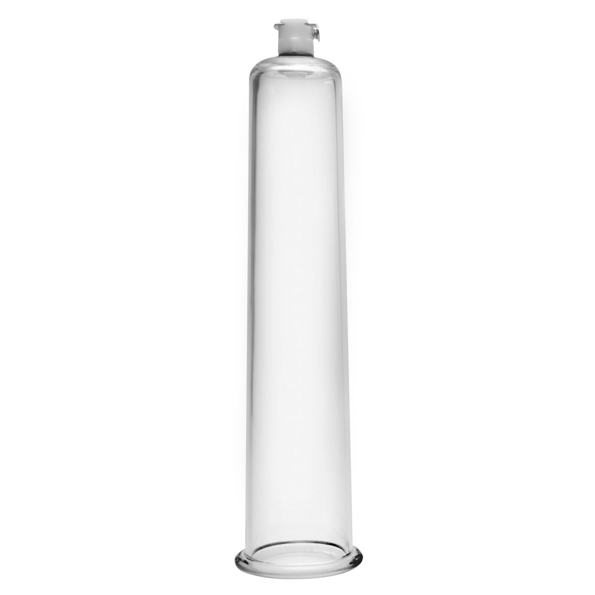 Clear 1.75 inch acrylic cylinder for the Size Matters deluxe hand penis pump kit - BDSM Authority
