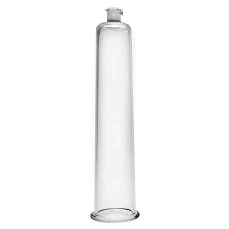 Clear 1.75 inch acrylic cylinder for the Size Matters deluxe hand penis pump kit - BDSM Authority