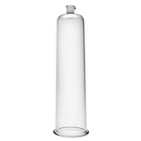 Clear 2.25 inch acrylic cylinder for the Size Matters deluxe hand penis pump kit - BDSM Authority