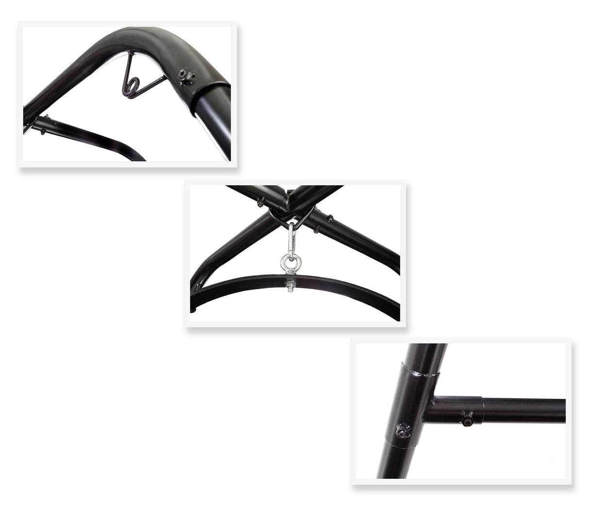 Fantasy sex swing stand crossbar support detail at BDSM Authority