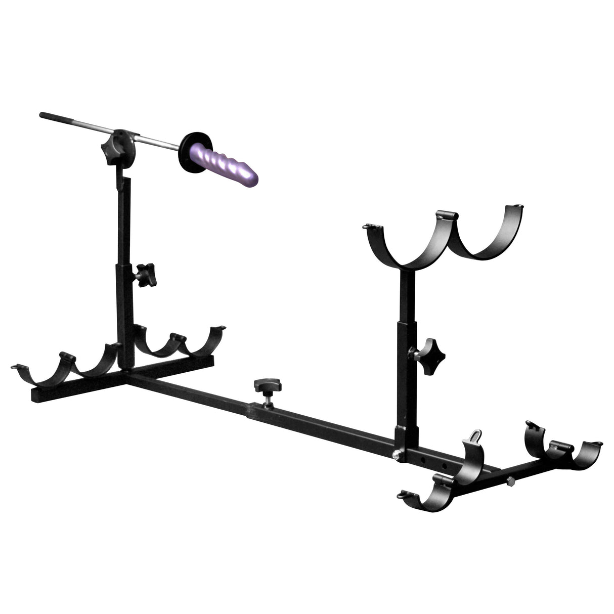 Prison Bondage Stockade with Penetration Rod Large side view - BDSM Authority