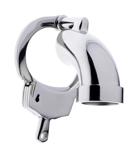 CockCuff stainless steel chastity device side view - BDSM Authority