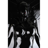 Latex vacuum bed steel frame and latex sheet detail