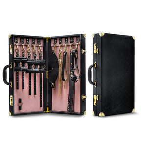 Temptasia Safe Word bondage kit lockable vegan leather suitcase at BDSM Authority