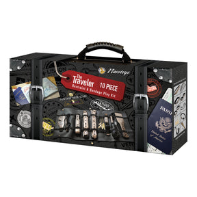 The Traveler 10-piece bondage restraint kit rose-gold briefcase at BDSM Authority