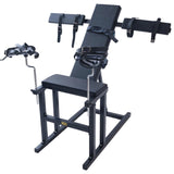 Gyno Chair Spanking Bench Adjustable Arm Splints & Wide Leg Stirrups BDSM Restraint Adult Bedroom Play Furniture